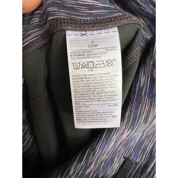 GapFit Leggings Purple and Gray Heather-Size Small - Picture 5 of 6